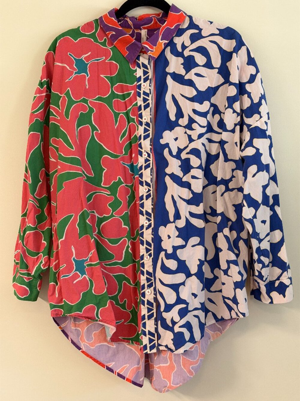 Anthropolgie | Cotton Buttondown Top | Size L